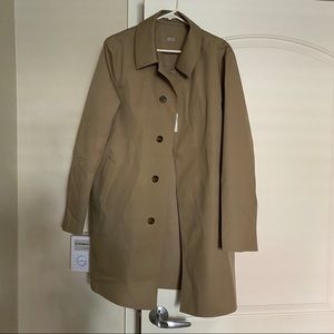 Uniqlo tan beige raincoat new condition men small